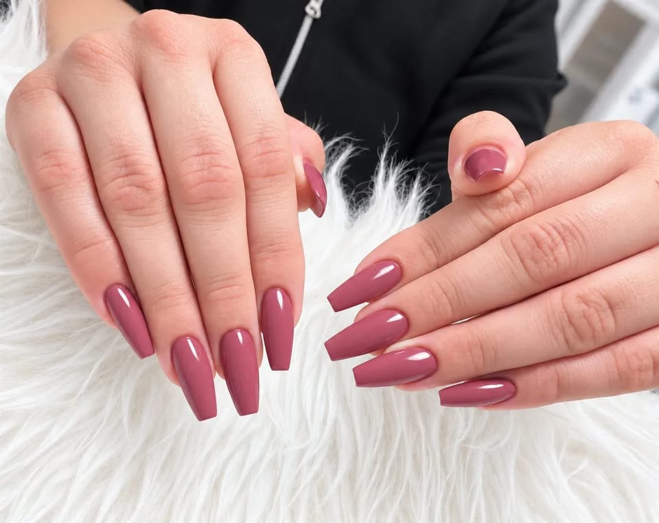 Jednobarevné v odstínu mauve